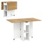 Extendable Dining Table Drop Leaf Folding Design With Storage